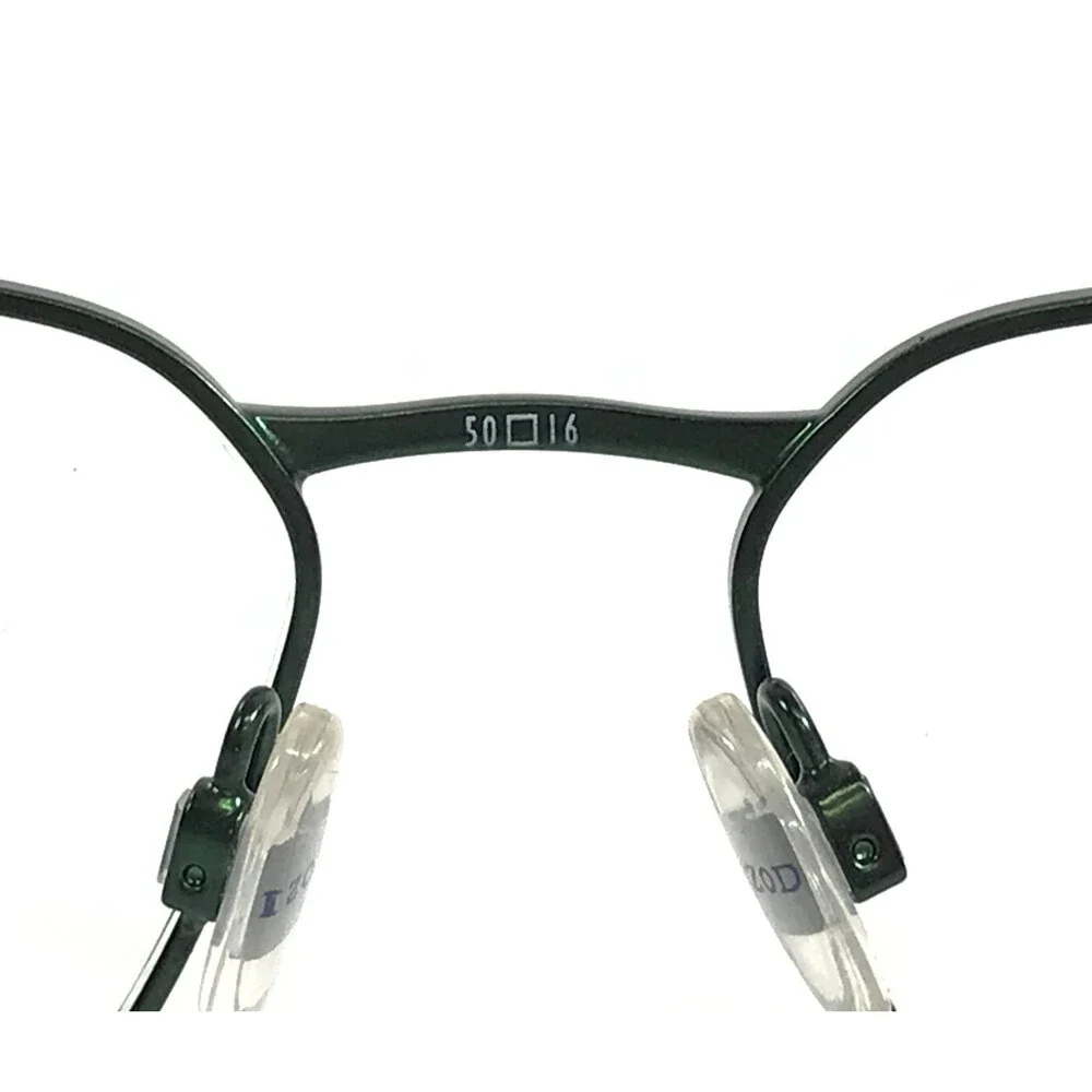 IZOD Eyeglasses Frames IZ2123 GREEN SLATE Rectangle Wire Rim 50-16-140